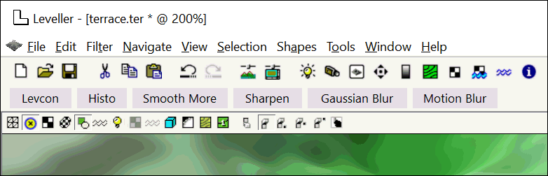 Favorite commands toolbar